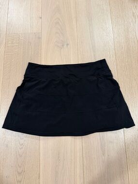 Lululemon Women’s Black Active Skort - Athletic A-Line Skirt Size 8